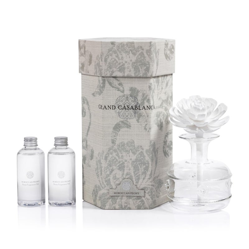 Zodax - Grand Casablanca Porcelain Diffuser - Peony - Image 1
